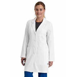 NWT - Skechers by Barco Lab Coat, White - Size Small